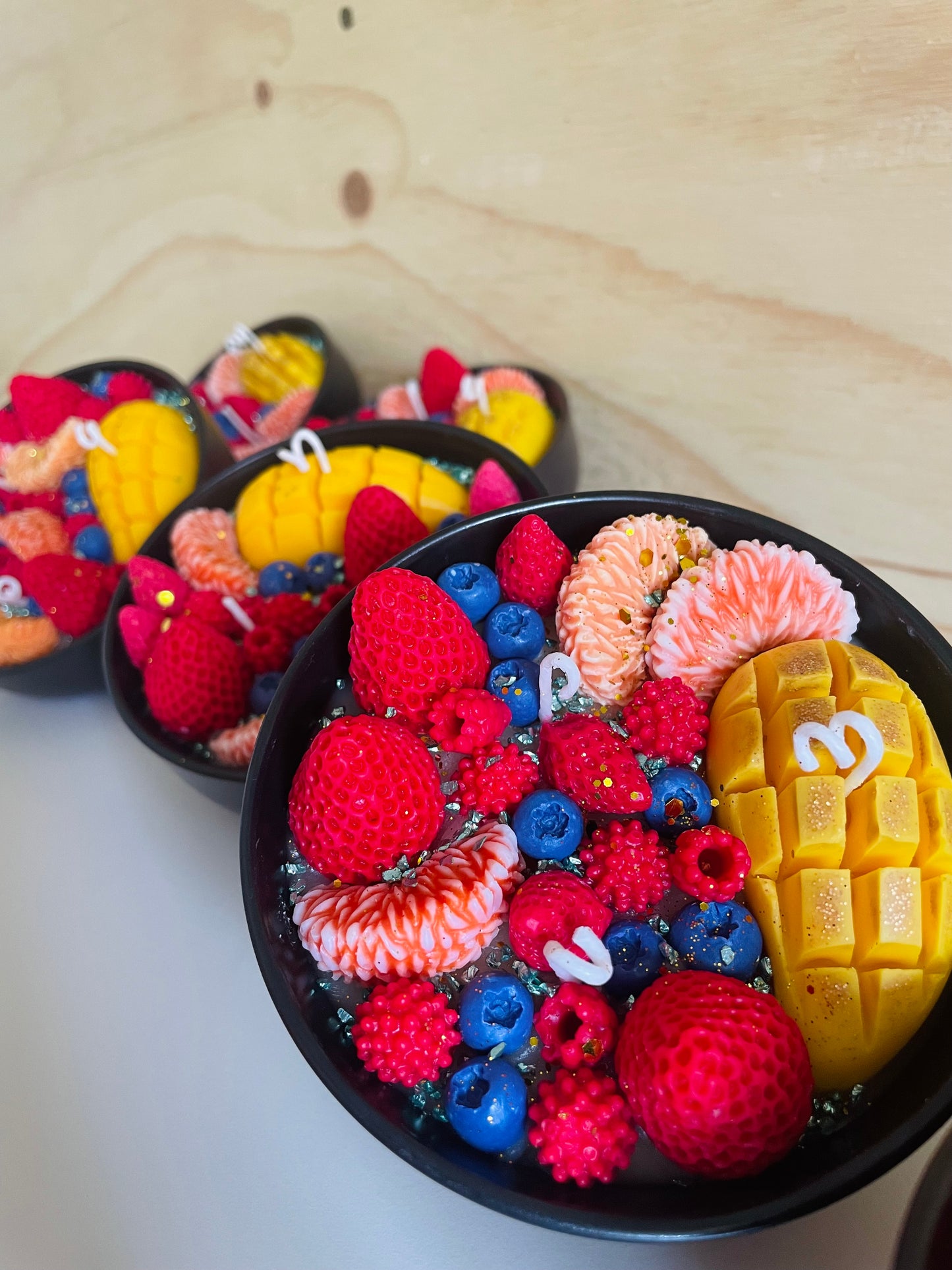 🍑 Fruit Salad Bowl Candle | Pasticcino Candles