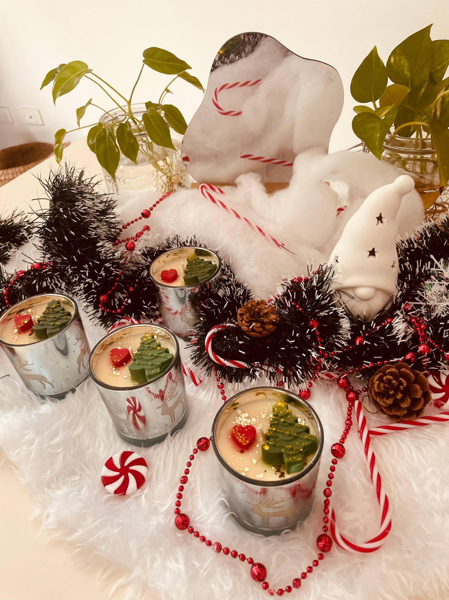 Christmas Reindeer Glass🎄❤️