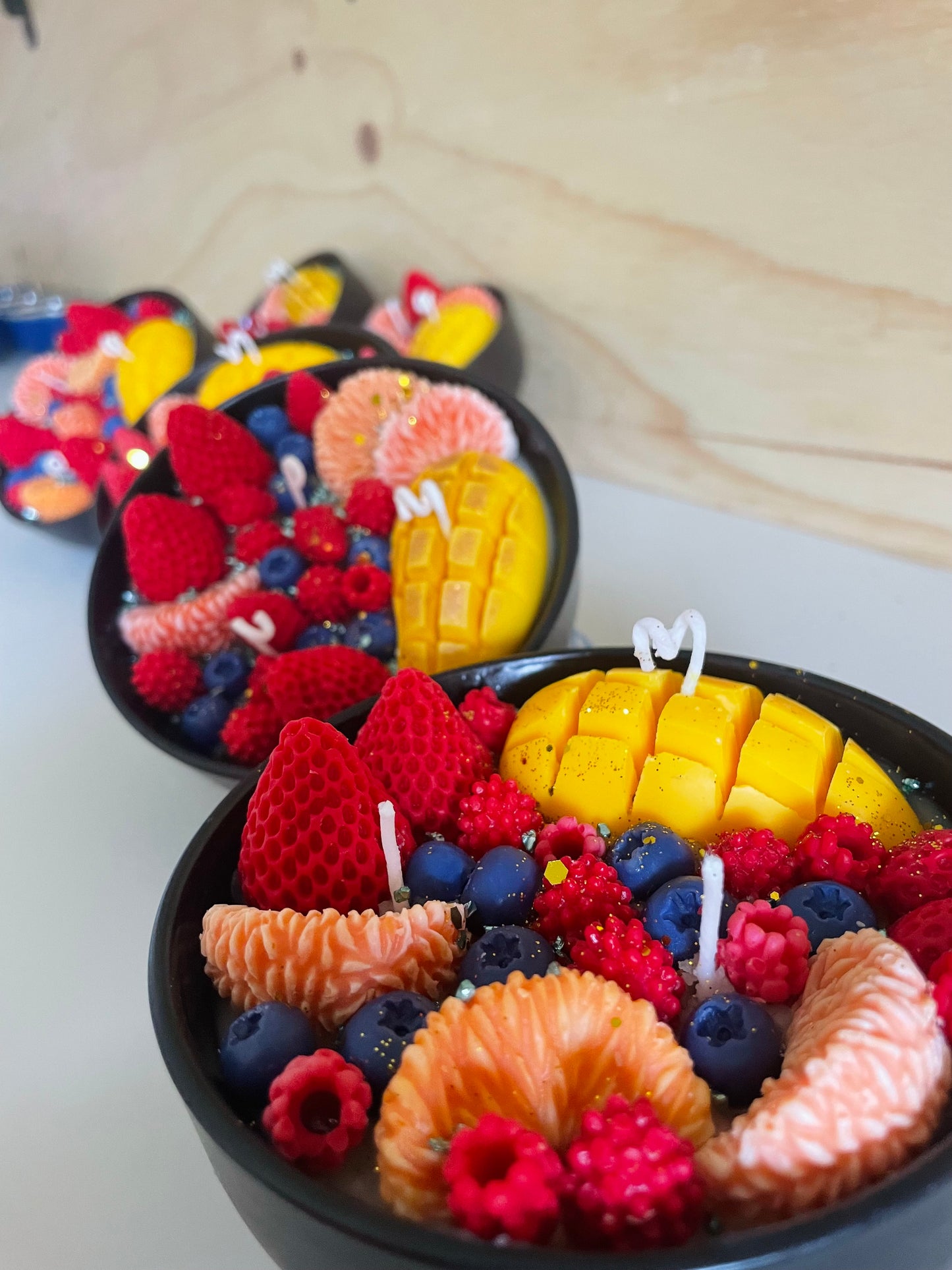 🍑 Fruit Salad Bowl Candle | Pasticcino Candles