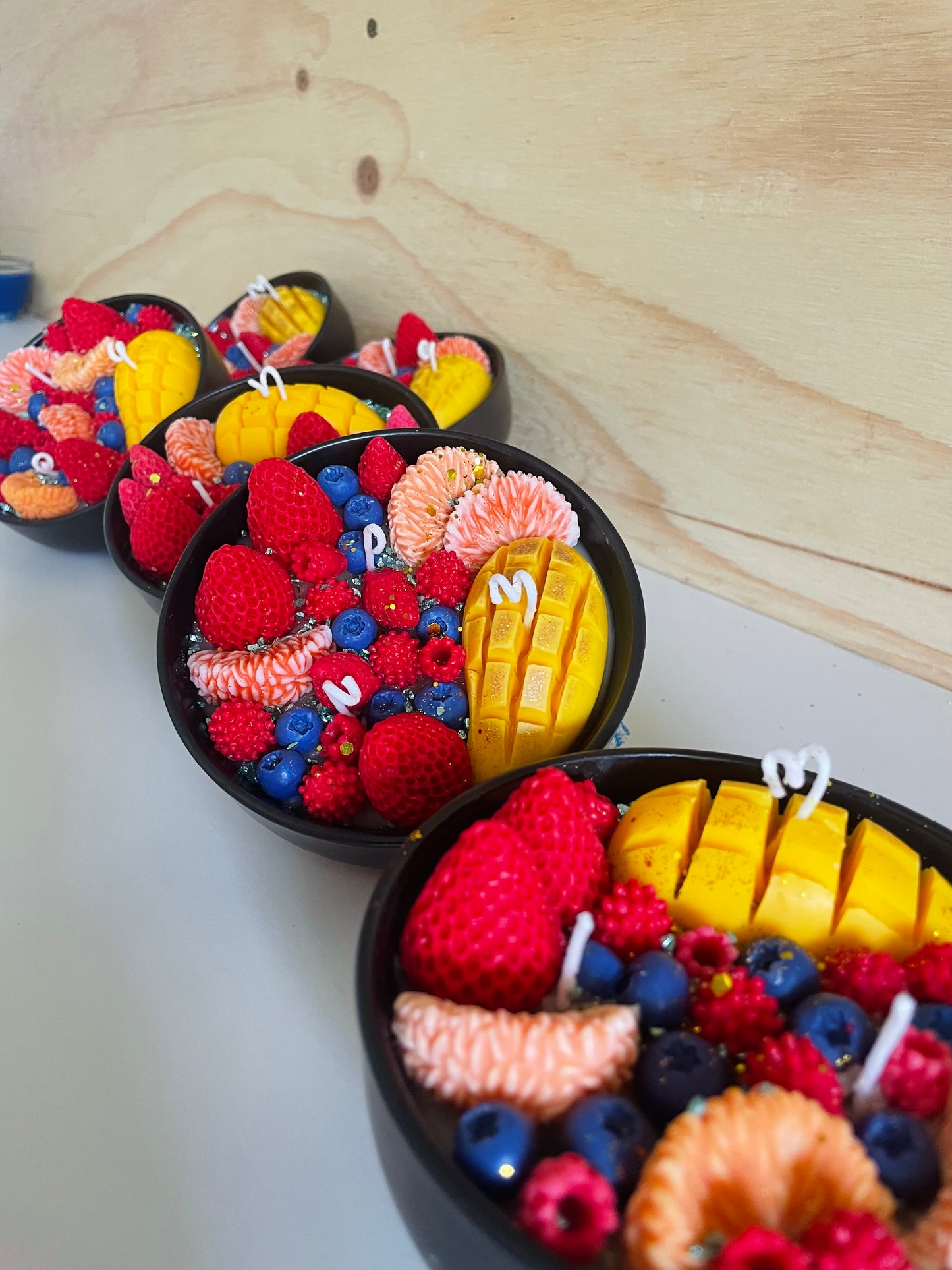 🍑 Fruit Salad Bowl Candle | Pasticcino Candles