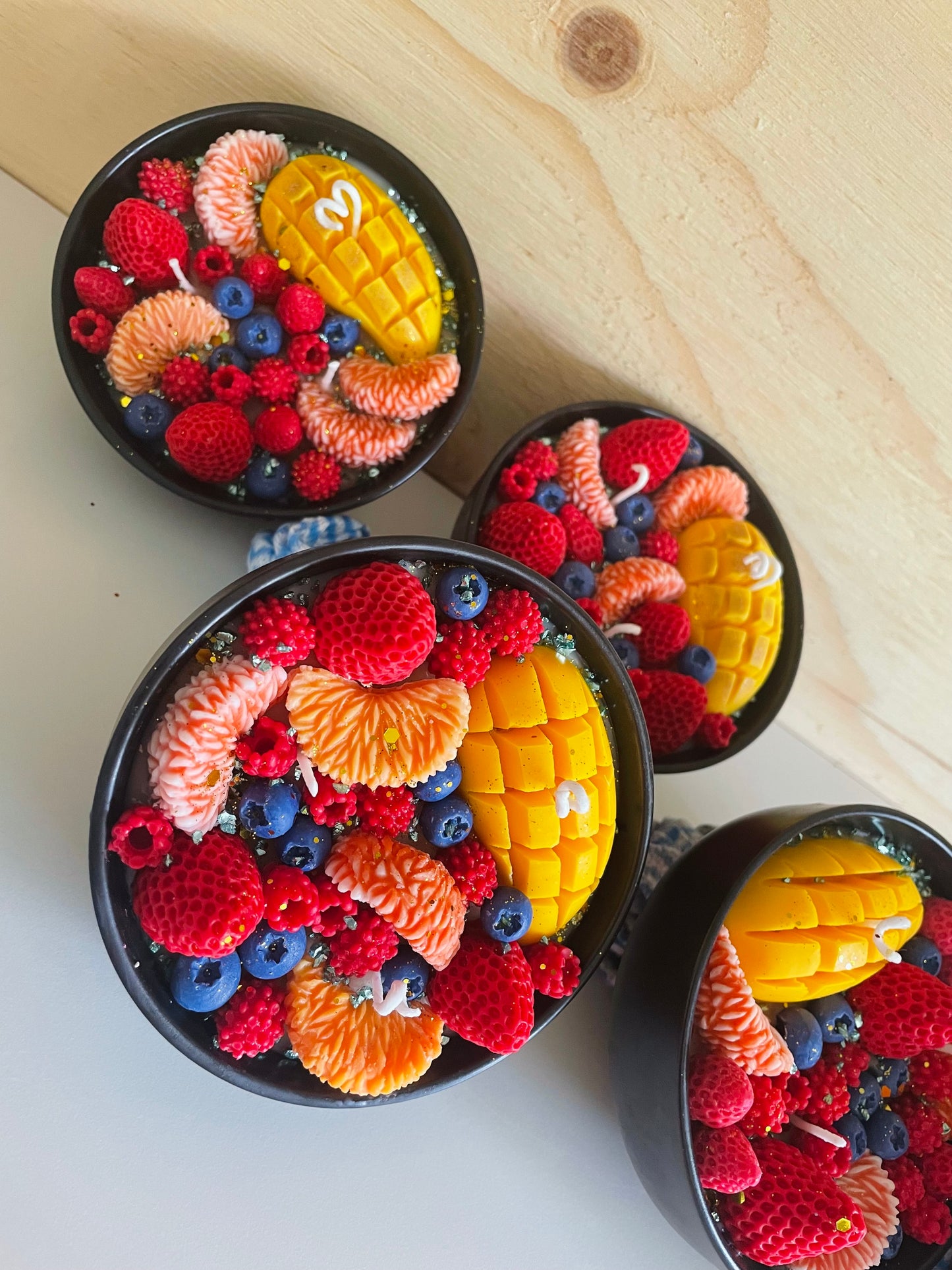 🍑 Fruit Salad Bowl Candle | Pasticcino Candles