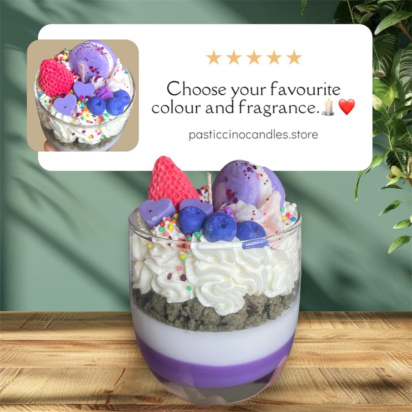 Strawberry Dessert Candles 🍰🕯️ | Pasticcino Scents