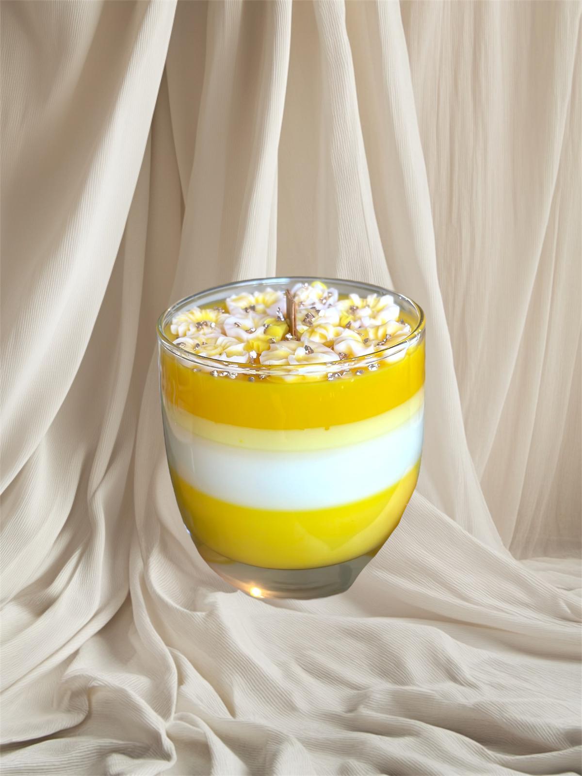 🌟 Glass Personalized Candles – Pasticcino Elegance