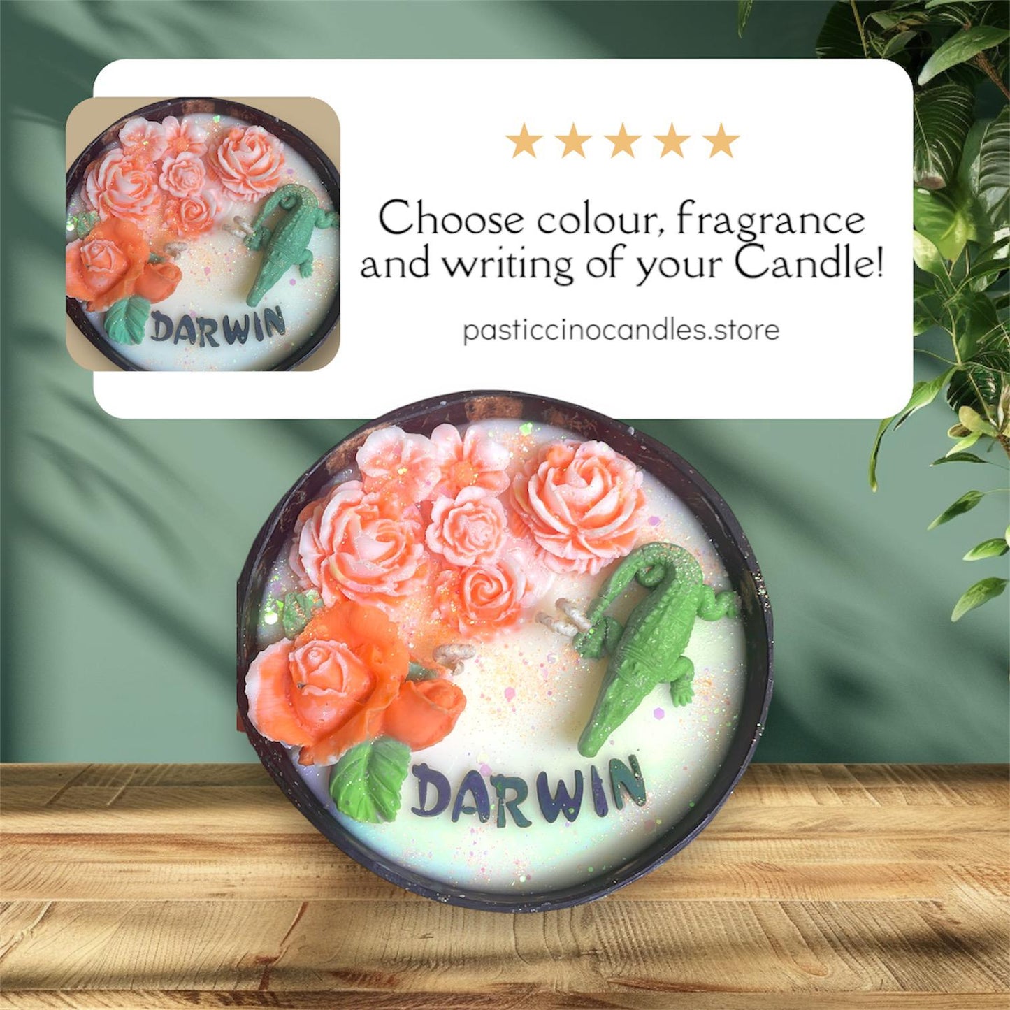 Customizable Candles 🎨✨ - Pasticcino Candles