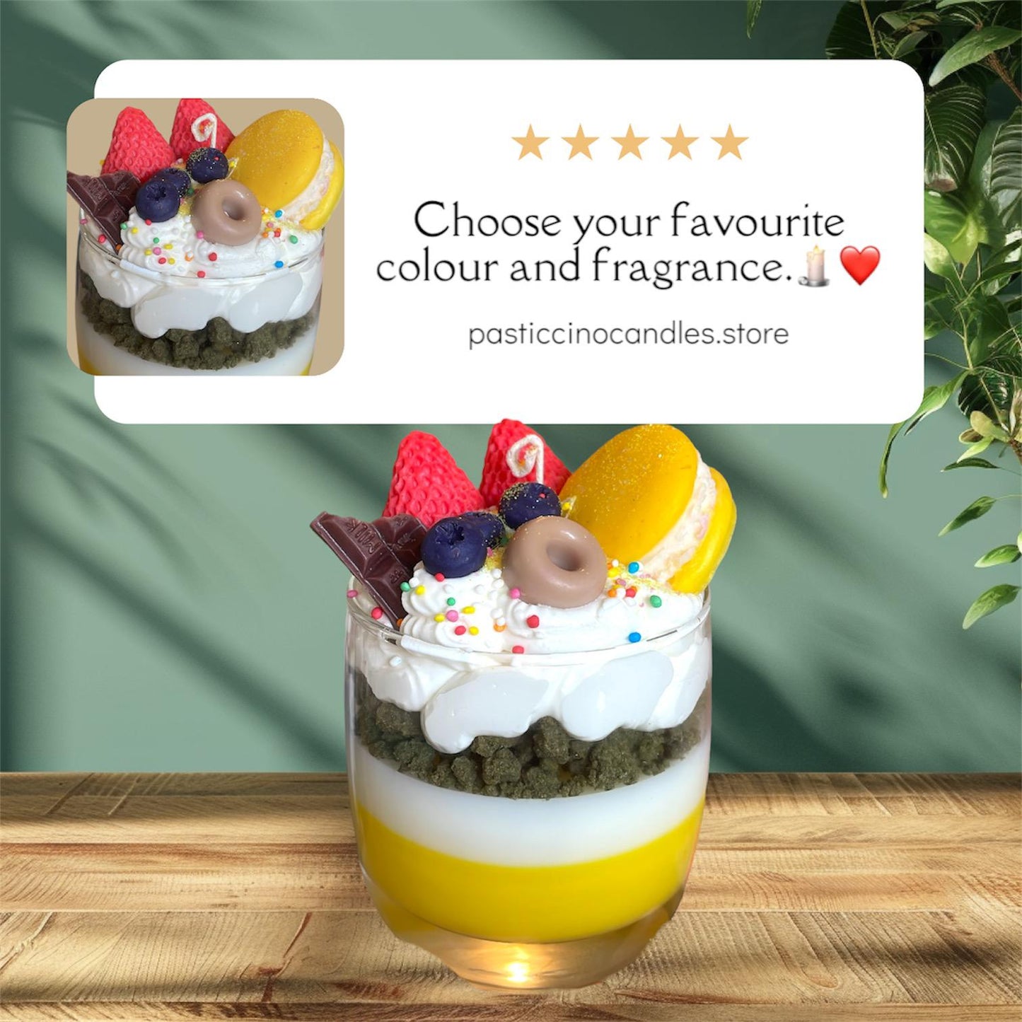 Purple Dessert Candles 🍰🕯️ | Pasticcino Scents