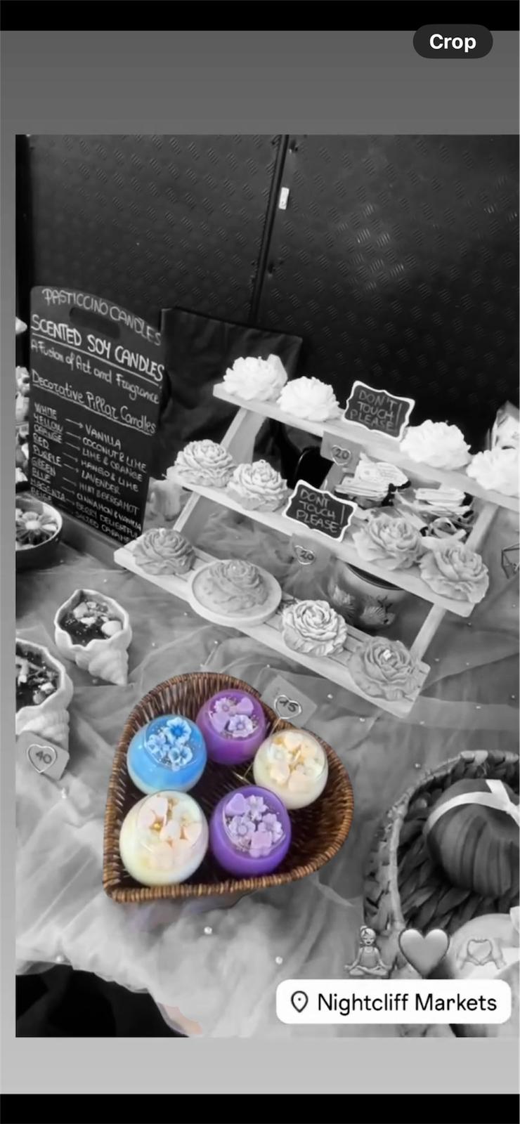🎨🕯️ Pasticcino Small Candles - Art & Fragrance