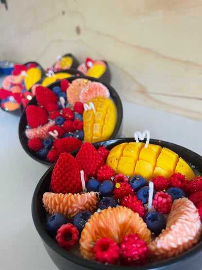 🍑 Fruit Salad Bowl Candle | Pasticcino Candles