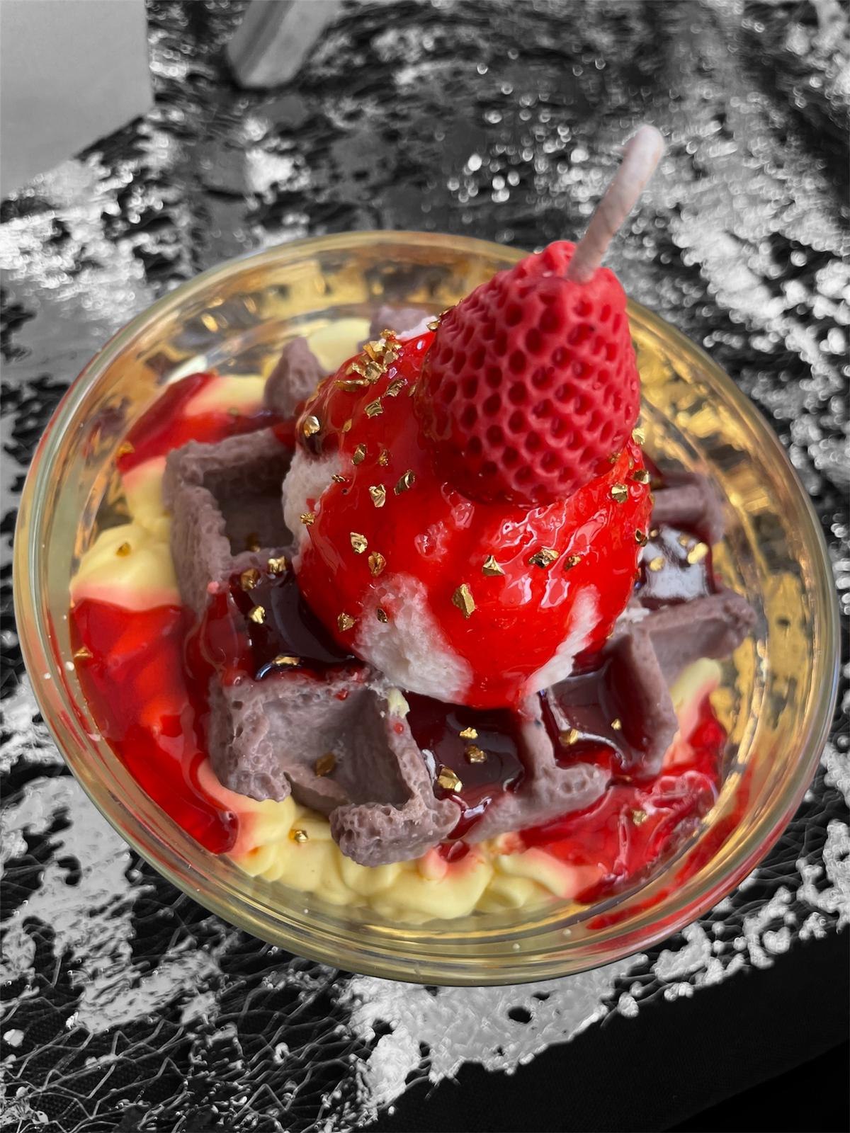 Waffle🧇and Ice cream🍦Candles by Pasticcino:Art & Fragrance