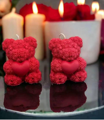🐻 Teddy Bear Candle - Art & Fragrance Delight