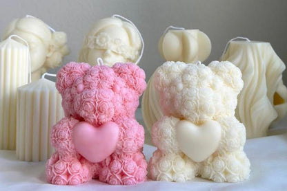 🐻 Teddy Bear Candle - Art & Fragrance Delight