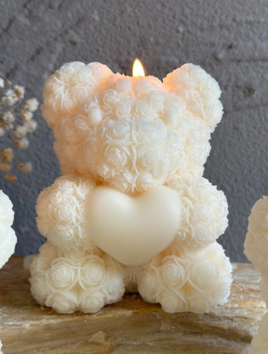 🐻 Teddy Bear Candle - Art & Fragrance Delight