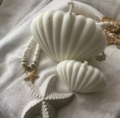 🌊Shell pillar Candles: Art & Fragrance Fusion