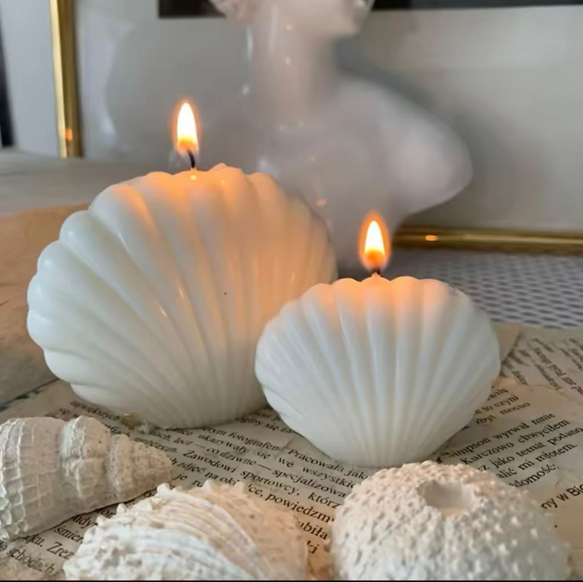 🌊Shell pillar Candles: Art & Fragrance Fusion