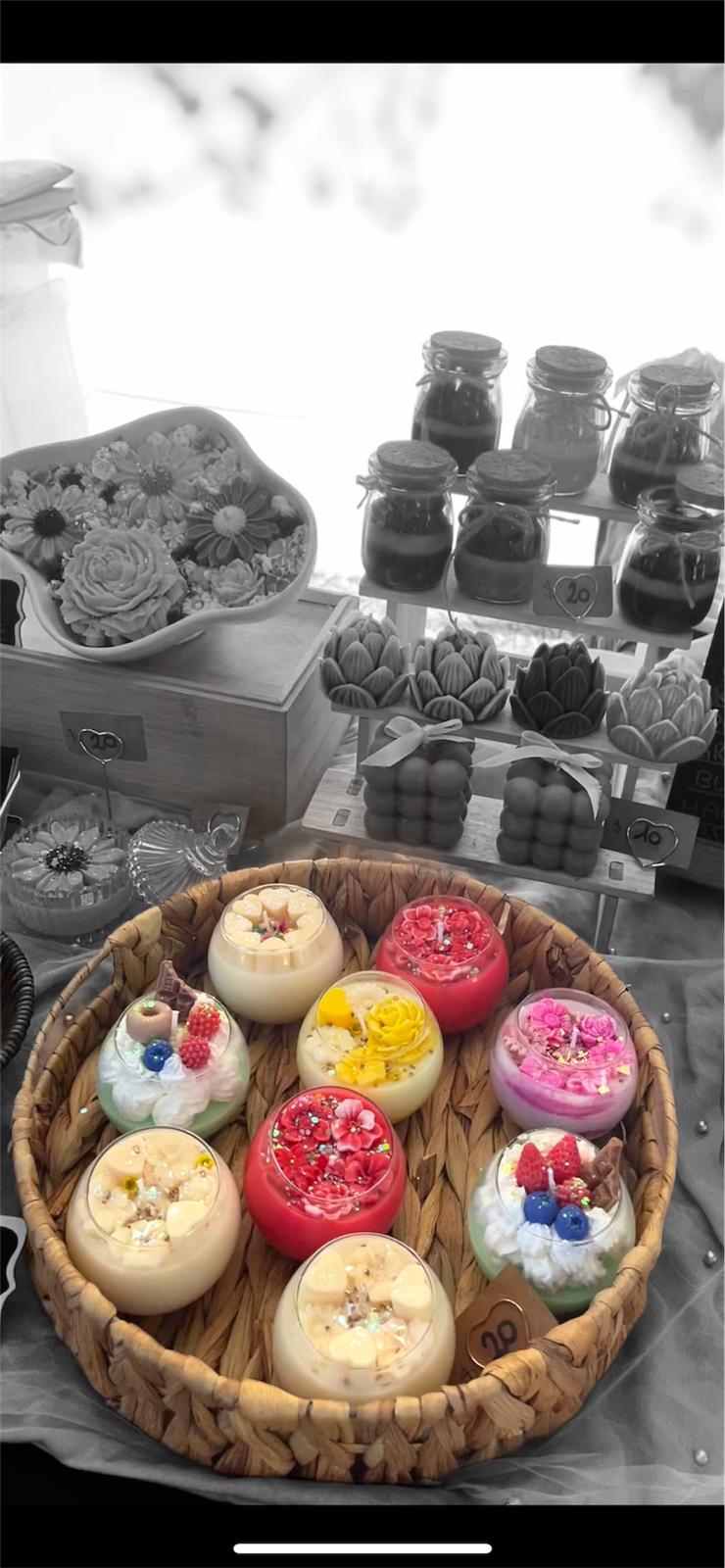 🎨🕯️ Pasticcino Small Candles - Art & Fragrance