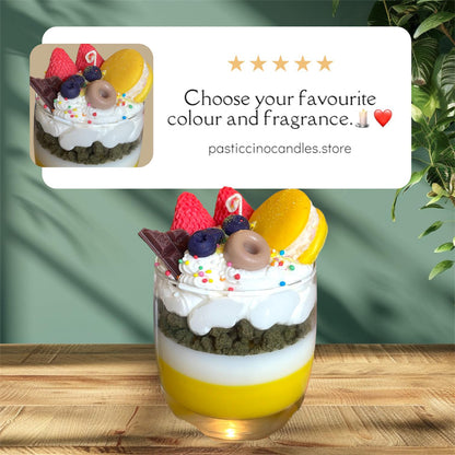 Purple Dessert Candles 🍰🕯️ | Pasticcino Scents