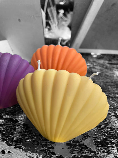 🌊Shell pillar Candles: Art & Fragrance Fusion